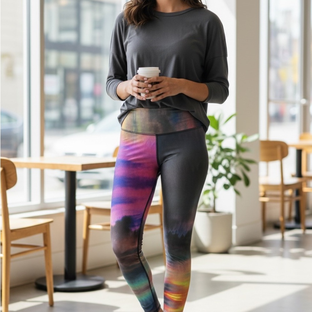 Teeki Rainbow Tie-Dye Women's Leggings